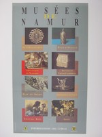 Affiche d'une exposition aux musées de namur (Namur)